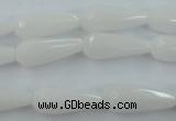 CCN973 15.5 inches 9*22mm faceted teardrop candy jade beads