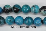 CCO164 15.5 inches 12mm round dyed natural chrysotine beads