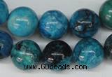 CCO168 15.5 inches 18mm round dyed natural chrysotine beads