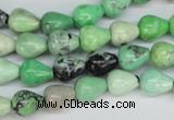 CCO20 15.5 inches 8*10mm teardrop natural chrysotine beads