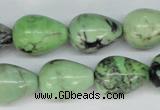 CCO22 15.5 inches 13*18mm teardrop natural chrysotine beads