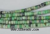 CCO24 15.5 inches 2*4mm tyre natural chrysotine beads