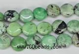 CCO32 15.5 inches 10mm flat round natural chrysotine beads