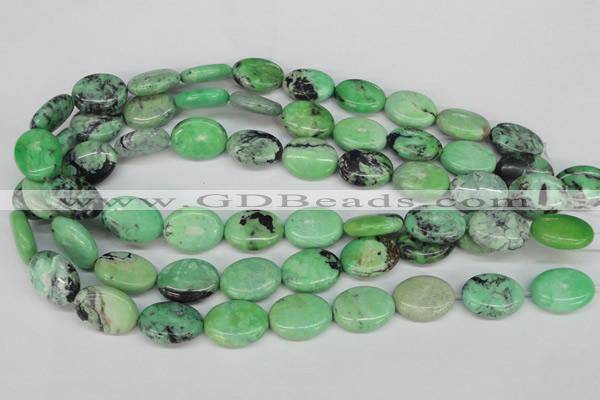 CCO37 15.5 inches 15*20mm oval natural chrysotine beads