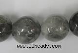 CCQ307 15.5 inches 18mm round cloudy quartz beads wholesale