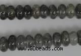 CCQ327 15.5 inches 6*10mm rondelle cloudy quartz beads wholesale