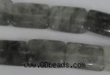 CCQ431 15.5 inches 15*20mm rectangle cloudy quartz beads wholesale