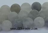 CCQ562 15.5 inches 8mm round matte cloudy quartz beads wholesale