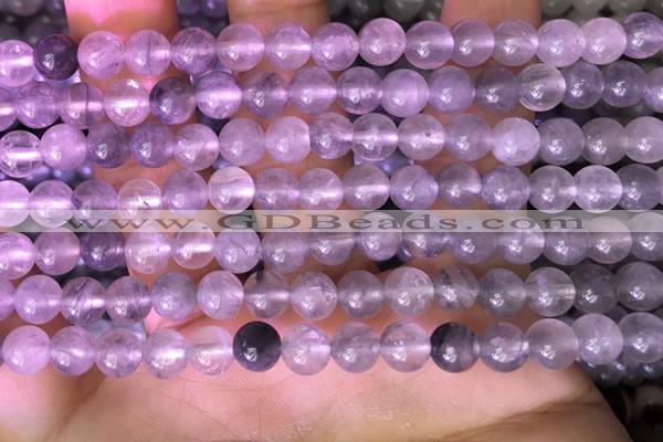 CCQ589 15.5 inches 6mm round cloudy quartz beads wholesale