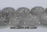 CCQ82 15.5 inches 13*18mm rice cloudy quartz beads wholesale