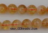 CCR166 15.5 inches 8mm round natural citrine beads wholesale