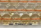 CCR345 15.5 inches 6mm round natural citrine beads wholesale