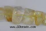 CCR355 15.5 inches 13*18mm - 15*20mm freeform natural citrine beads