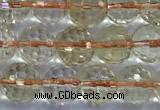 CCR390 15 inches 6mm faceted round citrine beads wholesale