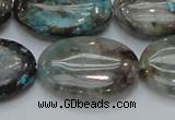 CCS10 15.5 inches 22*30mm oval natural chrysocolla gemstone beads