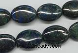 CCS166 15.5 inches 13*18mm oval dyed chrysocolla gemstone beads