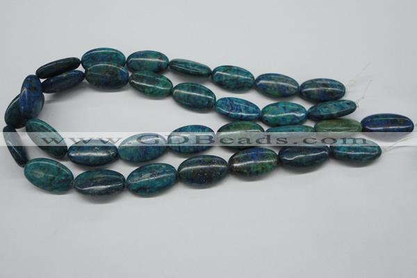 CCS167 15.5 inches 15*25mm oval dyed chrysocolla gemstone beads