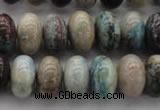 CCS28 15.5 inches 10*16mm rondelle natural chrysocolla gemstone beads