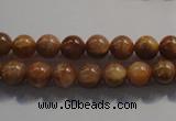 CCS351 15.5 inches 6mm round AB grade natural golden sunstone beads