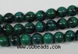 CCS402 15.5 inches 8mm round dyed chrysocolla gemstone beads