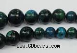 CCS410 15.5 inches 6mm - 14mm round dyed chrysocolla gemstone beads