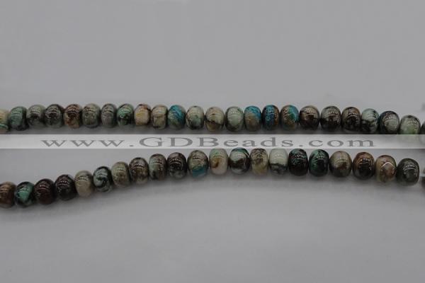 CCS43 15.5 inches 5*8mm rondelle natural chrysocolla gemstone beads