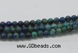 CCS50 16 inches 4mm round dyed chrysocolla gemstone beads wholesale