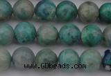 CCS512 15.5 inches 8mm round natural chrysocolla gemstone beads