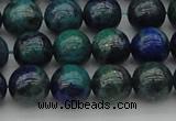 CCS524 15.5 inches 12mm round dyed chrysocolla gemstone beads