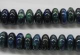 CCS53 16 inches 6*12mm rondelle dyed chrysocolla gemstone beads