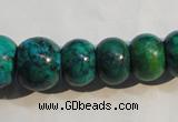 CCS621 15.5 inches 6*10mm – 15*20mm rondelle dyed chrysocolla beads