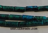 CCS624 15.5 inches 5*13mm tube dyed chrysocolla gemstone beads