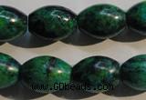 CCS633 15.5 inches 13*18mm rice dyed chrysocolla gemstone beads