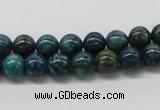 CCS71 15.5 inches 12mm round dyed chrysocolla gemstone beads