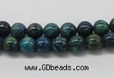 CCS72 15.5 inches 14mm round dyed chrysocolla gemstone beads