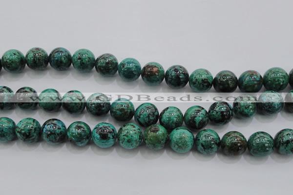 CCS803 15.5 inches 10mm round natural Chinese chrysocolla beads