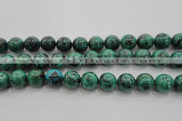 CCS804 15.5 inches 12mm round natural Chinese chrysocolla beads