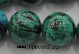 CCS807 15.5 inches 18mm round natural Chinese chrysocolla beads