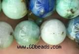 CCS868 15.5 inches 12mm round chrysocolla gemstone beads