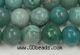 CCS874 15.5 inches 6mm round natural chrysocolla gemstone beads