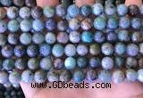 CCS889 15 inches 8mm round natural chrysocolla beads wholesale