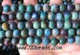 CCS895 15 inches 10mm round natural chrysocolla gemstone beads