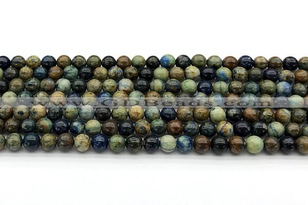 CCS935 15 inches 6mm round chrysocolla beads