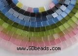 CCT11 Different color 6mm cube-shaped cats eye beads Wholesale