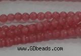 CCT1105 15 inches 2mm round tiny cats eye beads wholesale