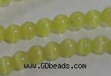 CCT1206 15 inches 4mm round cats eye beads wholesale