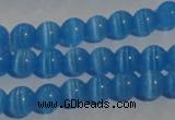 CCT1228 15 inches 4mm round cats eye beads wholesale