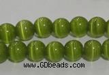 CCT1281 15 inches 5mm round cats eye beads wholesale