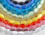 CCT13 10*15mm different color oval cats eye beads Wholesale