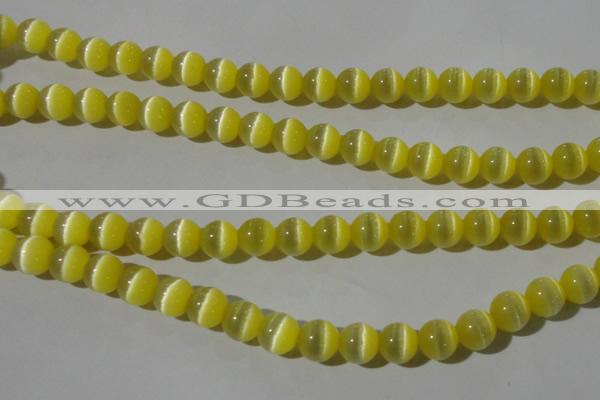 CCT1327 15 inches 6mm round cats eye beads wholesale